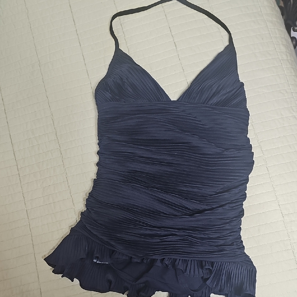 Juicy Couture Navy Halter Swimsuit